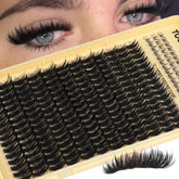 TOOCHUNAG thick spiky lash clusters on top lashes for bold anime-style volume.