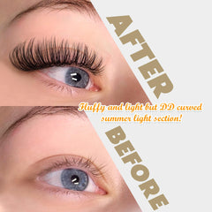 TOOCHUNAG thin-band clusters blend with real lashes for lightweight, comfortable all-day wear.