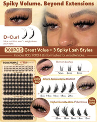 TOOCHUNAG waterproof lash bond and seal for all-day wear