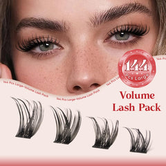 TOOCHUNAG wideband lash clusters for easy at‑home application