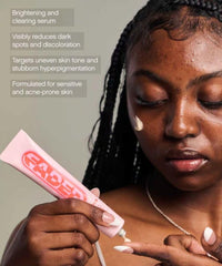 Topicals Faded serum texture close-up showing smooth consistency for even application.