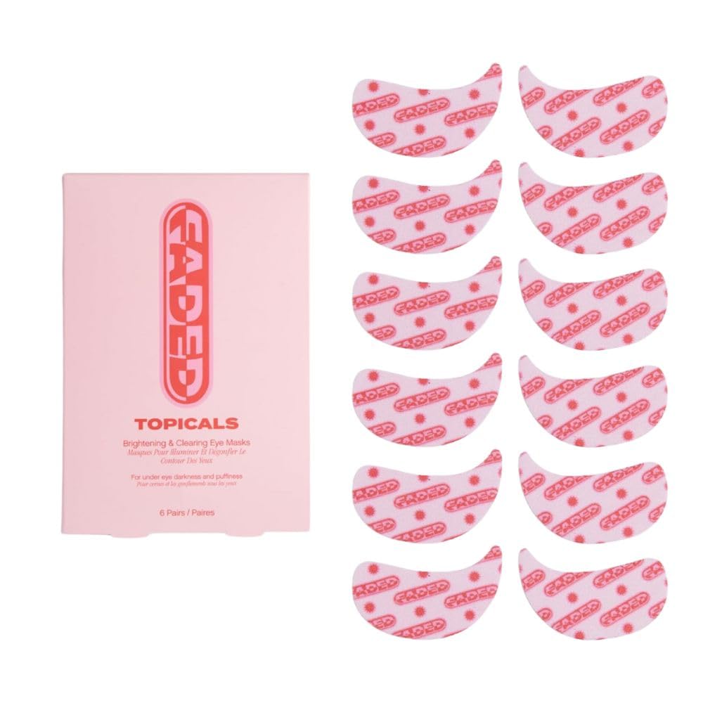 Topicals Faded under eye mask hydrogel cooling for refreshed eyes