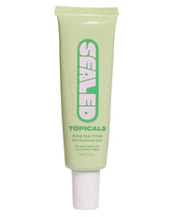 Topicals Sealed active scar filling primer bottle shows a silky, pore-blurring base for smoother skin