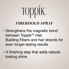Toppik FiberHold Spray brillo-natural que realza el cabello