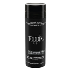 TOPPIK Hair Fibers Black bottle-dispense for quick, natural fullness