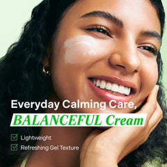 Texture swirl demonstrates quick absorption with no stickiness for morning routines.