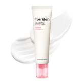 Torriden Cellmazing cream jar closeup shows hydrating formula for firmer-looking skin.