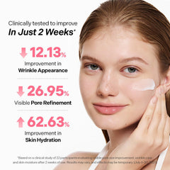 Torriden Cellmazing ingredients graphic outlines 5D collagen complex and amino acids.