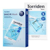 Torriden DIVE IN mask packaging highlights a premium hydration routine.