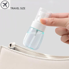 TOSERSPBE clear 2oz bottle, portable travel size for on the go.