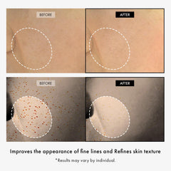 Copper Peptide 12 Cream spread texture demonstrates smooth, hydrating application for a radiant look.