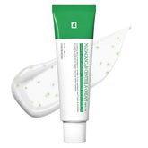 TOSOWOONG Madagascar Centella Cream bottle pour for quick soothing and hydration.