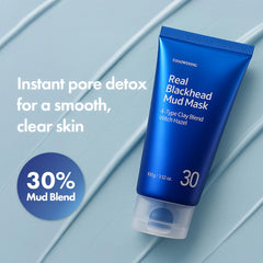 Tosowoong Real Blackhead: mascarilla de arcilla con aplicación rápida para usar en minutos.