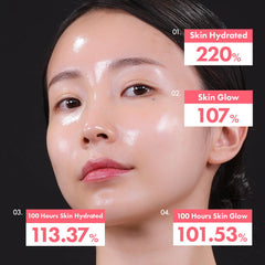 Application brush for even layering of TOSOWOONG Real Collagen Fit mask