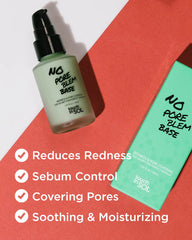Touch in Sol primer is applied to the face for a smooth base.