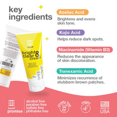 TOUCH Radiance Cream texture swatch shows creamy, fast-absorbing formula