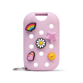 Touchland Crocs Mist Case in Sugarpop Pink keeps your hand mist handy for quick refreshment