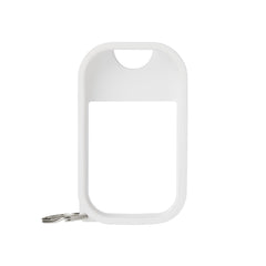 Touchland icy white hand mist case front view protects your mist while looking stylish.