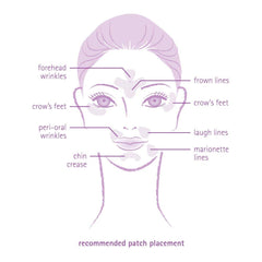 Toute Nuit wrinkle patches eye-area triangle-shape for precise placement.