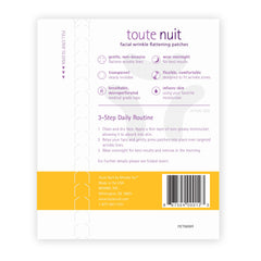 Toute Nuit Curve patch on crow's feet to reduce wrinkles overnight
