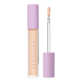 Tower 28 Swipe Serum Concealer bottle closeup showing creamy texture and hydrating formula.