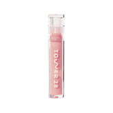 Tower 28 ShineOn Lip Jelly hydration bottle demonstrates deep moisture for sensitive lips.