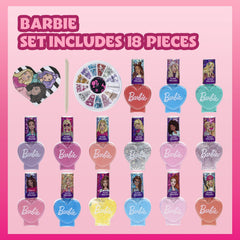 Townley Girl Barbie Movie Set gemas para uñas, ideales para diseños brillantes y divertidos.