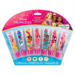 Townley Girl Disney Princess swirl lip gloss set with seven scents for playful lip glam.