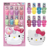 Townley Girl Hello Kitty: set de 8 esmaltes con acabados opacos y brillantes para juego seguro.