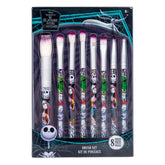 Townley Girl Nightmare Before Christmas 8-piece brush set full view for creative looks