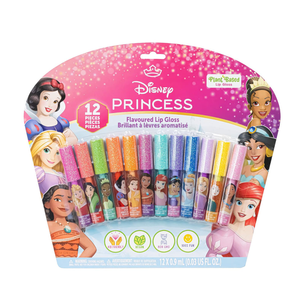 Townley Girl brillos labiales Disney, paquete 12, ideal para regalo de cumpleaños