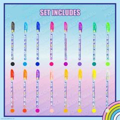 Townley Girl: 16 colores brillantes para maquillaje temporal y proyectos creativos.