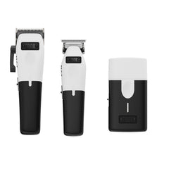 TPOB Play barber clipper front view with rubber grip for precise cuts.