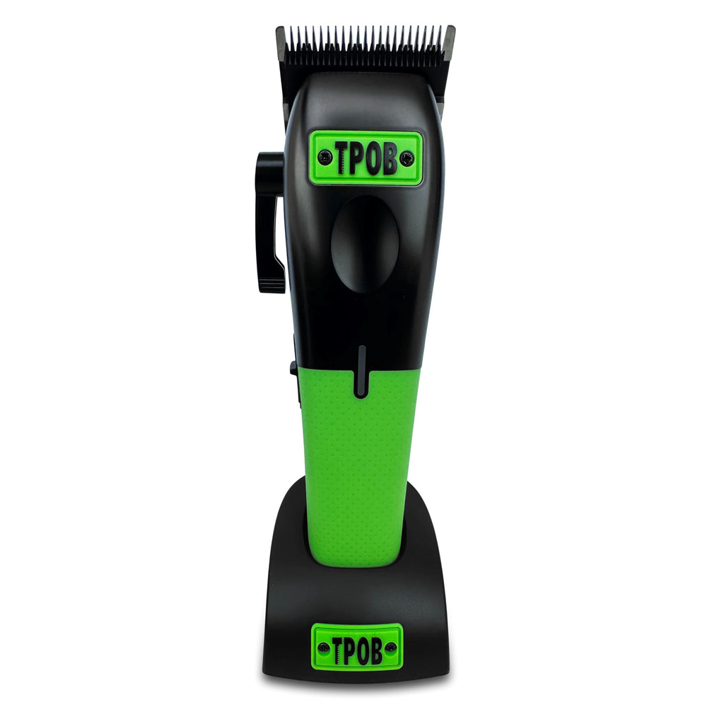 TPOB Play barber clippers 7500rpm in action for precise fades.