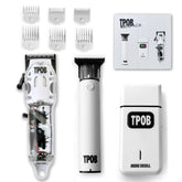 TPOB Slime 2 matte white case for portable professional grooming on the go.