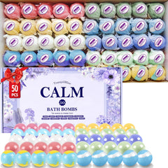 TranquilBliss 50-packaging image shows a generous home spa set for relaxing baths.