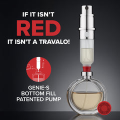 Travalo Classic HD easy-fill connector for mess-free refilling