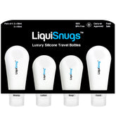 LiquiSnugs leakproof bottle cap keeps liquids secure during travel.