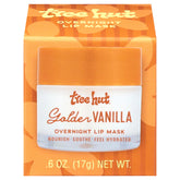 Tree Hut Golden Vanilla Overnight Lip Mask in a jar for deep overnight hydration