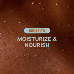 Shea butter blend with lotus water nourishes dry skin for lasting softness.