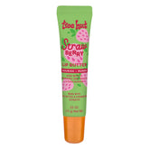 Tree Hut Strawberry Sugarlips Lip Butter tube close-up showing moisture on lips