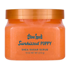 Tree Hut Sunkissed Poppy: frasco del exfoliante para exfoliar e hidratar la piel