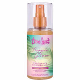 Tree Hut Tropic Glow Shimmer Mist bottle showing subtle radiance for everyday wear