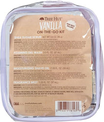 Tree Hut Vanilla Moisturizing Shave Oil bottle showcases moisturizing glide for a close shave.