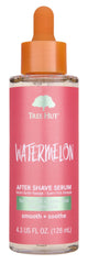 Tree Hut Watermelon After Shave Serum bottle closeup for post-shave soothing benefits