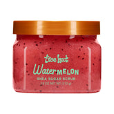Tree Hut Watermelon Sugar Scrub, frasco ergonomico para exfoliar suavemente la piel.