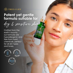Tree of Life Beauty aplicación facial y cuello, facilita el cuidado diario.