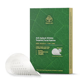 Tree of Life Beauty deep wrinkle patch on forehead targets fine lines for smoother skin.