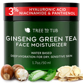 Tree To Tub Hydrating Face Moisturizer bottle pump for easy daily use.