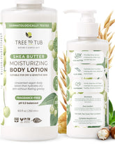Tree To Tub manteca karité sin fragancia: bote suave para piel seca